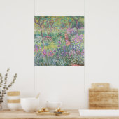 Monet's The Artist's Garden in Giverny Poster (Küche)