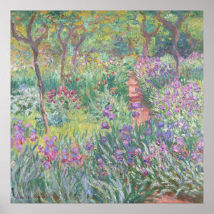 Monet's The Artist's Garden in Giverny Poster