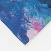 Monets Wasser-Lilien Fleecedecke (Ecke)