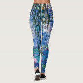 Monets Wasser-Lilien Leggings (Rückseite)