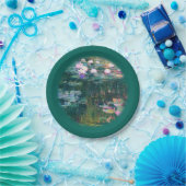 Monets Wasser-Lilien Pappteller (Party)
