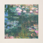 Monets Wasser-Lilien Schal<br><div class="desc">Besichtigen Sie bitte meinen Speicher für interessanteren Entwurf und mehr Farbeauserlesenes => zazzle.com/iwheels*</div>