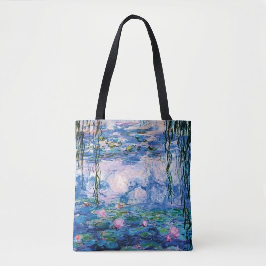 Monets Wasser-Lilien Tasche (Vorderseite)