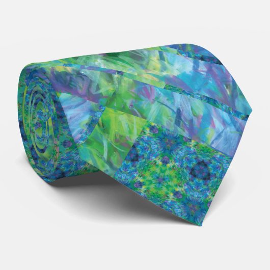 Monets Wasserlilien-Krawatte Krawatte (Gerollt)