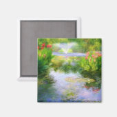 Monet's Water Garden Magnet (Vorderseite/Rückseite)