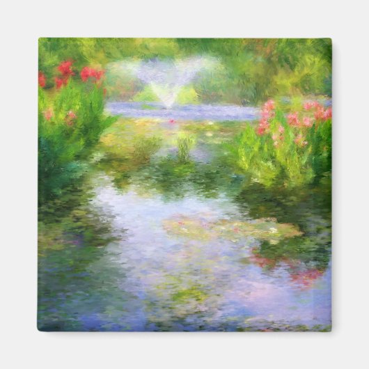 Monet's Water Garden Magnet (Vorne)