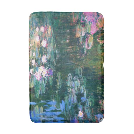 Monet's Water Lilies Badematte (Vorderseite Vertikal)
