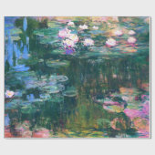 Monets Water Lilies Geschenkpapier (Flach)