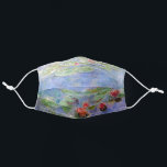 Monets Water Lilies Mund-Nasen-Maske Aus Stoff<br><div class="desc">Water Lilies von dem französischen Impressionisten Claude Monet. Die Gemälde stellen seinen Blumengarten auf seiner Zuhause in Giverny dar und standen während der letzten dreißig Jahre seines Lebens im Mittelpunkt seiner künstlerischen Produktion. Monet machte eine Reihe von 250 Gemälden von Seerosen.</div>