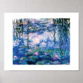 Monets Water Lilies Poster (Vorne)