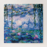 Monets Water Lilies Puzzle<br><div class="desc">Bitte besuchen Sie mein Geschäft für mehr interessantes Design und mehr Farbwahl. => zazzle.com/iwheels*</div>