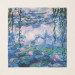 Monets Water Lilies Schal<br><div class="desc">Besuchen Sie bitte meinen Laden für interessanteres Design und mehr Farbwahl => zazzle.com/iwheels*</div>