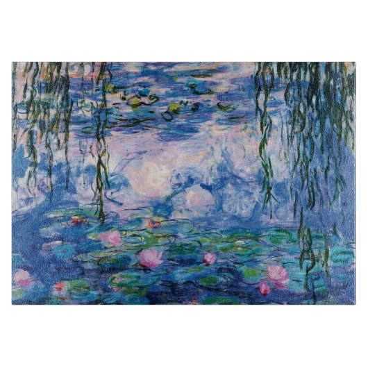 Monets Water Lilies Schneidebrett (Vorderseite)