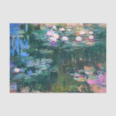 Monets Water Lilies  Seidenpapier (Vorderseite)