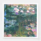 Monets Water Lilies Serviette (Vorderseite)