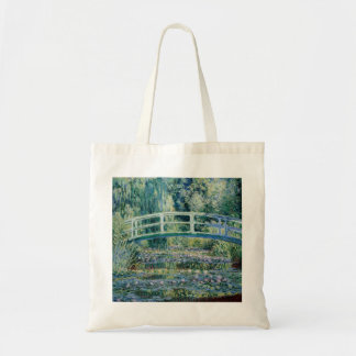 Monets Water Lilies und Japanisch Tragetasche