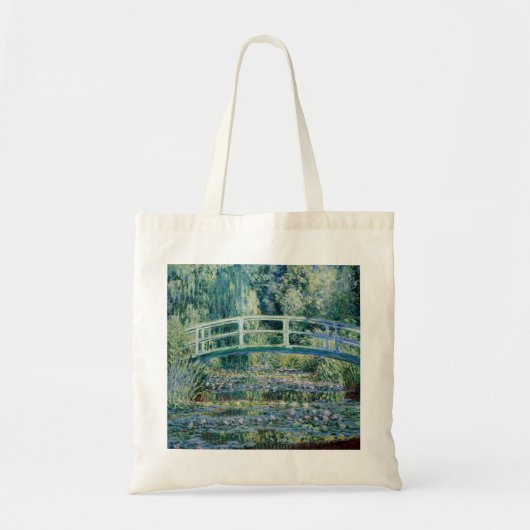 Monets Water Lilies und Japanisch Tragetasche (Vorne)