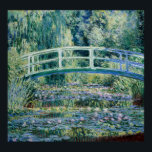 Monets Water Lilies und Japanische Brücke Poster<br><div class="desc">Water Lilies und japanische Brücke von Claude Monet (1899).</div>