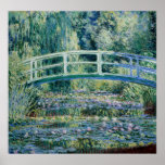 Monets Water Lilies und Japanische Brücke Poster<br><div class="desc">Water Lilies und japanische Brücke von Claude Monet (1899).</div>