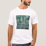 Monets Water Lilies und Japanische Brücke T-Shirt<br><div class="desc">Water Lilies und japanische Brücke von Claude Monet (1899)</div>