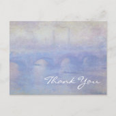 Monet's Waterloo Bridge Postkarte (Vorderseite)