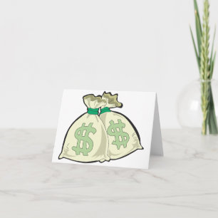 Money Bags Note Cards Karte