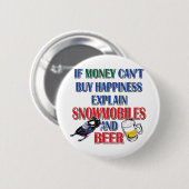 Money-Beer-Snowmobile Button (Vorne & Hinten)