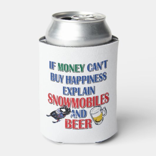Money-Beer-Snowmobile Dosenkühler (Kanne Vorderseite)