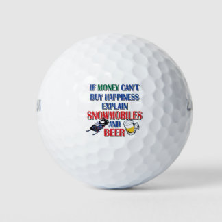 Money-Beer-Snowmobile Golfball