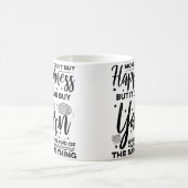 Money Can'T Buy Happiness But It Can Buy Yarn Knit Kaffeetasse (Mittel)