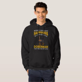 Money Cant kaufen Glück Funny Doberman 816 Hoodie (Vorne ganz)