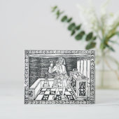 Money Changer Postkarte (Stehend Vorderseite)