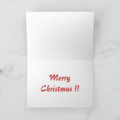 Money Christmas Card Feiertagskarte (Innenseite)