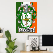 Money Coat of Arms Flag Poster drucken (Heimbüro)