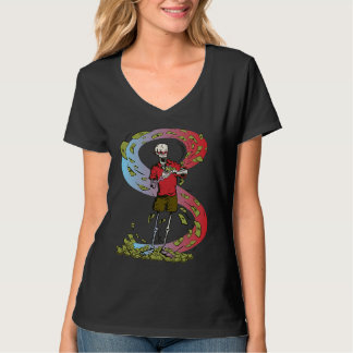money dollars skeleton spending T-Shirt