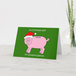 Money Enclosure Weihnachtsgeschenk für jedermann Karte