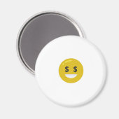 money eye emoji magnet (Vorderseite/Rückseite)