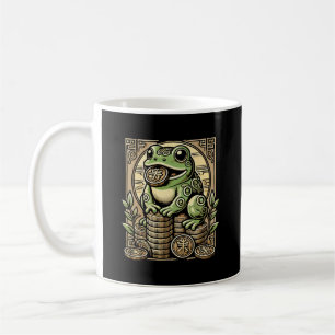 Money Frog, Lucky Toad, Jin Chan - Erfolg Glück Kaffeetasse