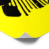 Money Girl Pop Art Large Poster (Ecke)