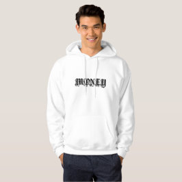 Money Gothic Blackletter Typography Hoodie