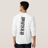 Money Gothic Blackletter Typography Sweatshirt (Schwarz voll)