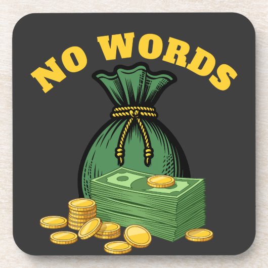 money heist - money icon- no words getränkeuntersetzer (Vorderseite)