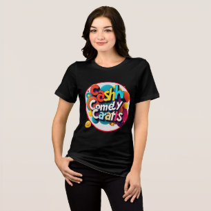 "Money Laughs Sparkle" Tri-Blend Shirt