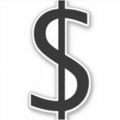 Money-Logo Aufkleber (Vorderseite)