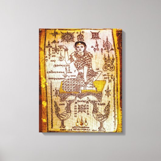 Money Luck Goddess Leinwanddruck (Vorderseite)