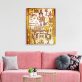 Money Luck Goddess Leinwanddruck (Insitu (Wohnzimmer))