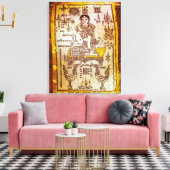 Money Luck Goddess Leinwanddruck (Insitu (Wohnzimmer))