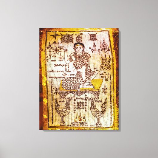 Money Luck Goddess Leinwanddruck (Vorderseite)