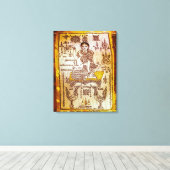 Money Luck Goddess Leinwanddruck (Insitu (Holzboden))