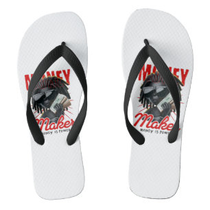 Money Maker Gorilla Flip Flops - Kühner Sommerstra Badesandalen